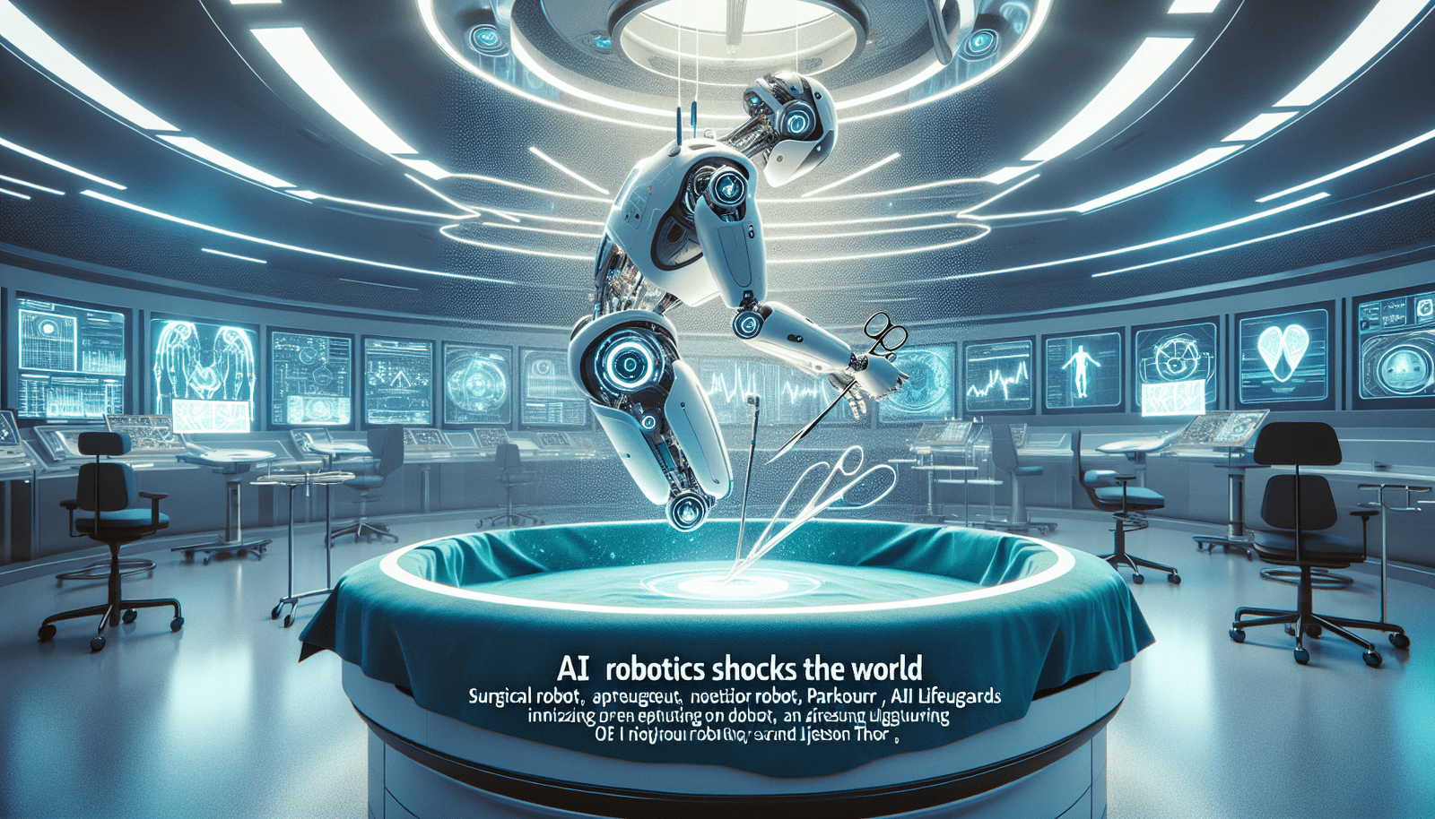 AI ROBOTICS SHOCKS THE WORLD: Surgical Robot, Digit, Parkour Robot, AI Lifeguards, Jetson Thor